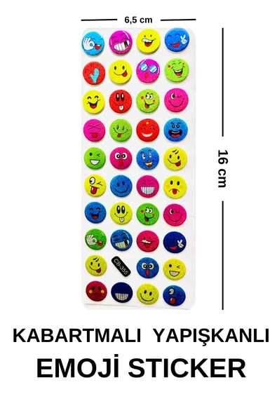 EMOJİLİ  STİCKER HEDİYE  - OKUL ÖNCESİ RESİMLİ KİTAPLAR  - KÜÇÜK ARI - Resim 2