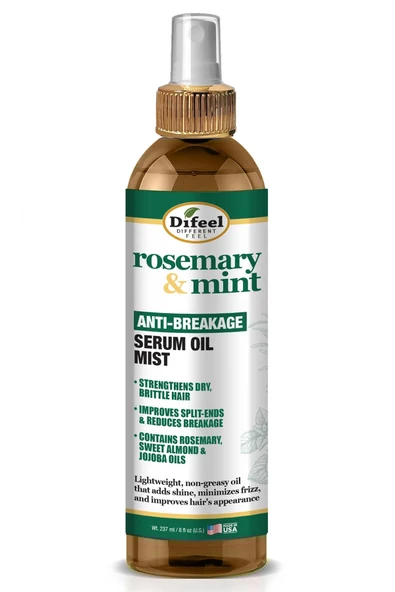 Difeel Rosemary & Mint Kırılma Karşıtı Güçlendirici Sprey Saç Serumu 237ML