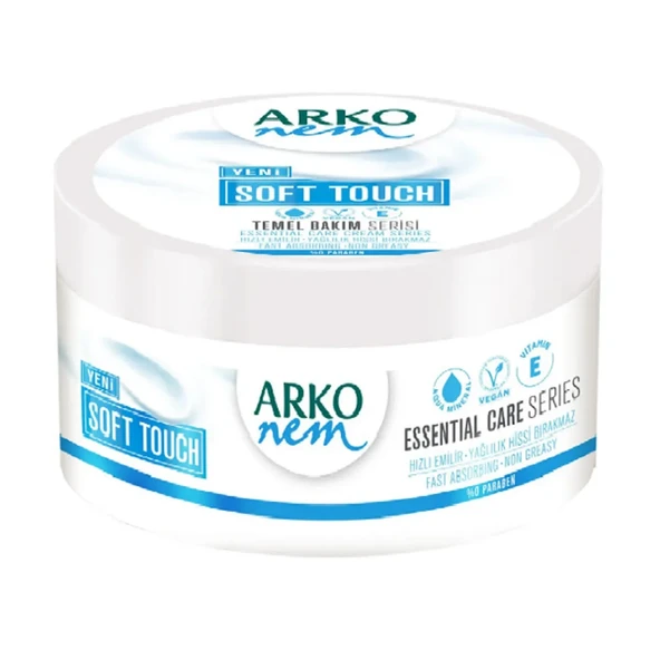 Arko Nem, Soft Touch, Nemlendirici El ve Vücut Bakım Kremi - 250 ml x 3 Adet - 2