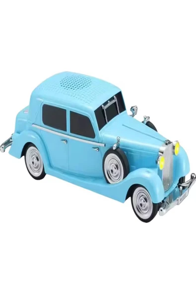 ULTRATEKNO WS-1934 Pontiac Sedan Diecast Araba Bluetooth Hoparlör Işıklı, FM Radyo ve USB Destekli Müzik Kutusu ürün görseli