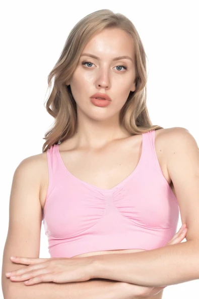 PEMBE MI Emay 4001 Soft Sporcu Büstiyer ürün görseli 1