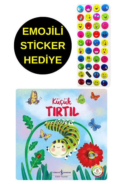 EMOJİLİ  STİCKER HEDİYE  - OKUL ÖNCESİ RESİMLİ KİTAPLAR  - KÜÇÜK TIRTIL ürün görseli