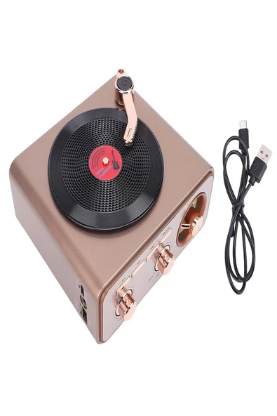 ULTRATEKNO Meier MD-1217BT Bluetooth Hoparlör & Radyo – Vintage Nostaljik Tasarım – USB, TF, AUX, FM/AM/SW - 8