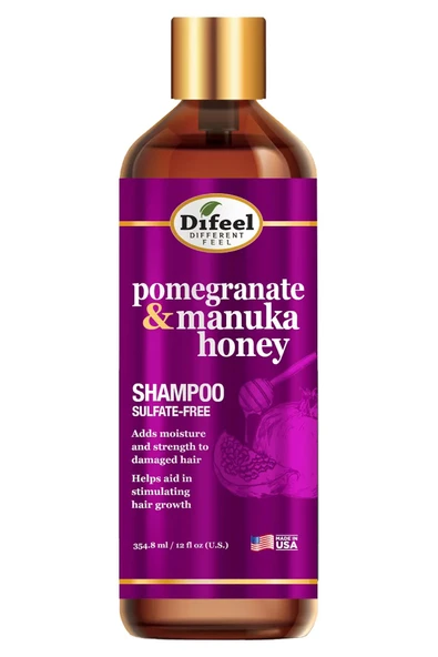 Difeel Pomegranate & Manuka Honey Sülfatsız Şampuan 354.9ML