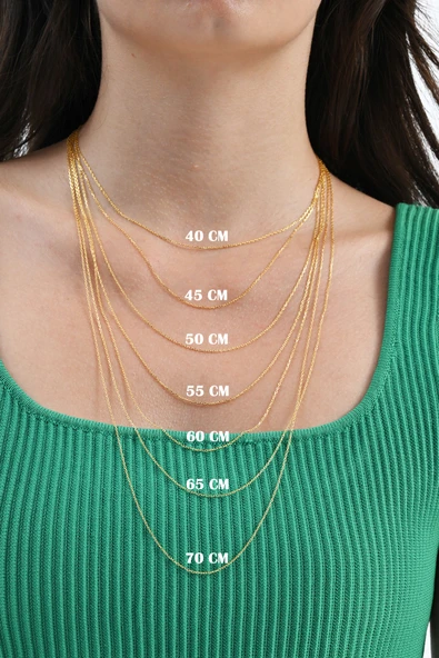 925 Ayar gümüş  gümüş zincir 40-45-50-55-60-65-70 cm - Resim 8