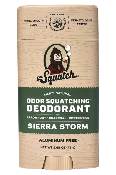 Dr. Squatch Sierra Storm Alüminyumsuz Stick Deodorant 75GR