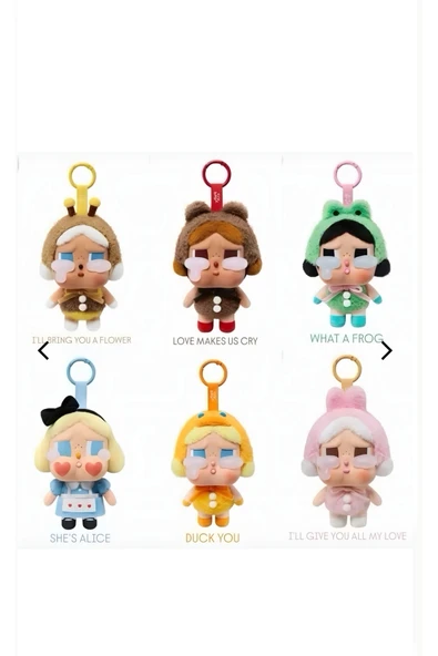 Pop Mart Crying Again Cry Baby Çanta Charmı Aksesuar-1Adet Anahtarlık Peluş-labubu - 4
