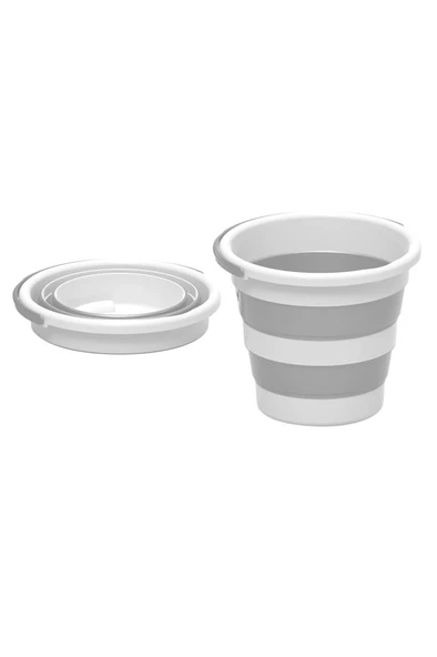 Moje Katlanır Küvet Seti Gri - Resim 5