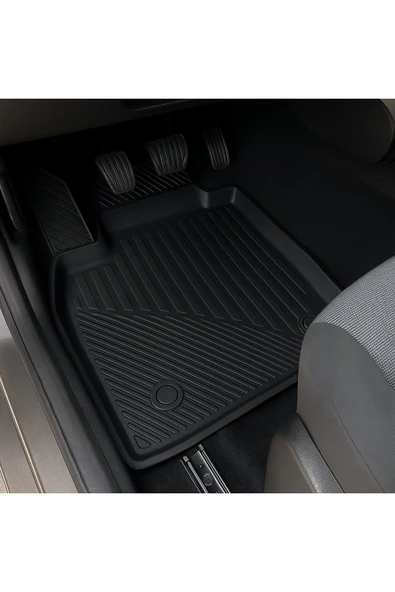 Black Gold Fiat Doblo 2024+ 3D Havuzlu Oto Paspas Premium - Resim 3