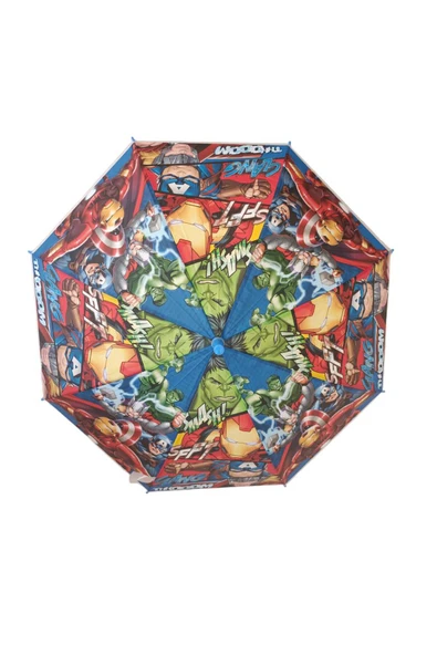Toyhouse Erkek Çocuk Şemsiyesi Marvel Karakter Figürlü 8 Telli Şemsiye