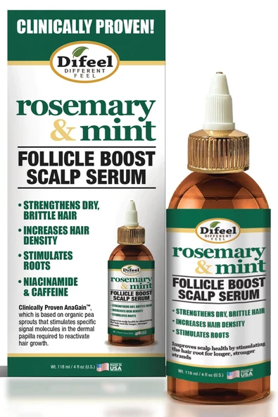 Difeel Rosemary & Mint Saç Kökü Güçlendirici Saç Derisi Serumu 118ML