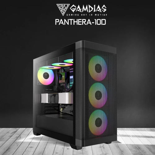 POWERED BY AMD PANTHERA-10D Gaming TAVSIYE, RYZEN 7 7800X3D, 32Gb DDR5 Ram, 1Tb NVMe SSD, 16Gb GDDR7 RTX5060TI Ekran Karti, 2000W Kasa, Free Dos GAMING TAVSIYESI