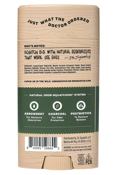 Dr. Squatch Sierra Storm Alüminyumsuz Stick Deodorant 75GR - 2