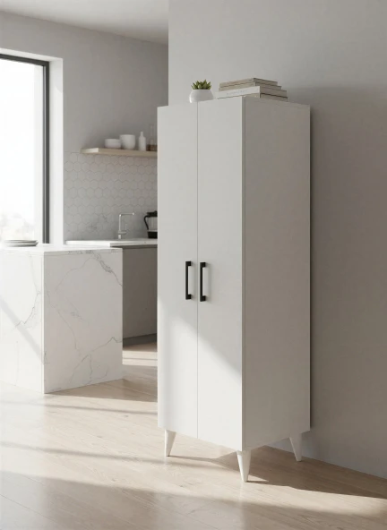 ARUAT 6 Raf'lı Mutfak & Banyo Çok Amaçlı Kulanılabilen Kapaklı Dolap - 2