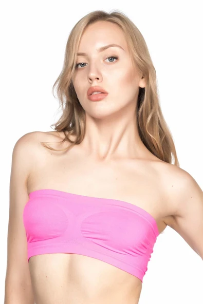 NEON FUŞYA MI Emay 4002 Soft Straplez Büstiyer ürün görseli 1