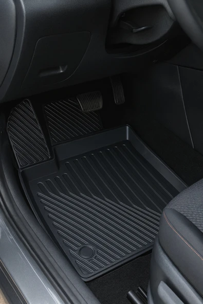 Black Gold Kia Ceed 2022+ Uyumlu 3D Oto Paspas Premium - Resim 4