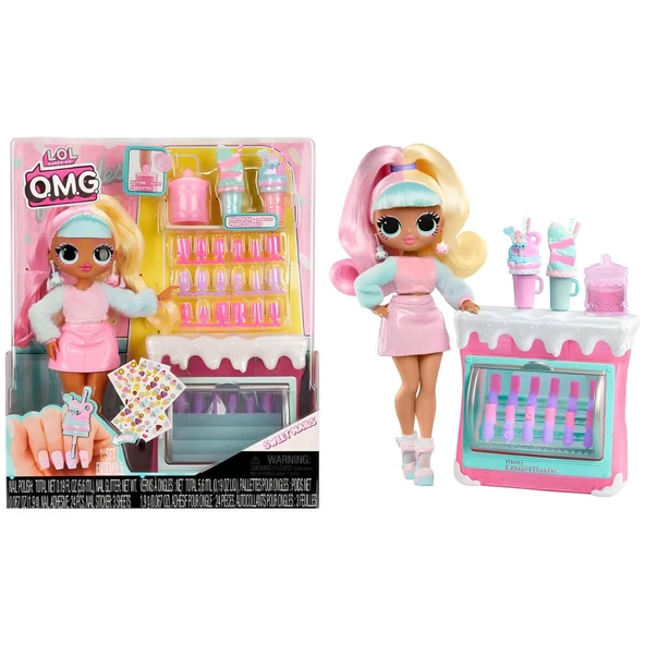 L.O.L. Surprise O.M.G. Sweet Nails Candylicious Sprinkles Shop Oyun Seti - Resim 4