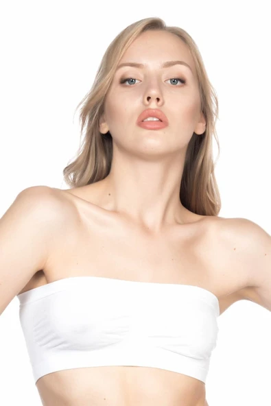 BEYAZ MI Emay 4002 Soft Straplez Büstiyer