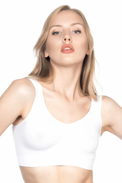 BEYAZ MI Emay 4005 Soft Kalın Askı Büstiyer ürün görseli 1