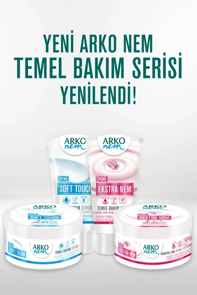 Arko Nem, Soft Touch, Nemlendirici El ve Vücut Bakım Kremi - 250 ml x 3 Adet - 8