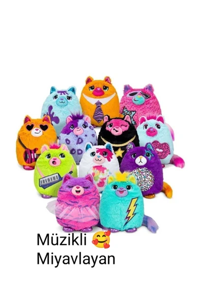 Sekk O Misfiten Sürpriz Sesli Oyuncak Yeni Model Peluş Oyuncak Sesli Miyavlayan (müzikli Model ) - 2