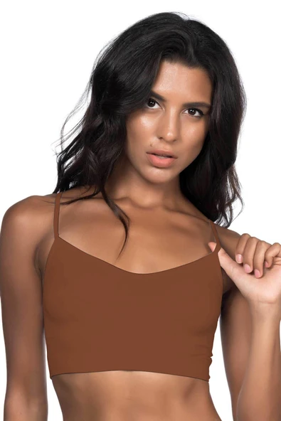 KAHVE MI Emay 4003 Soft İp Askı Büstiyer ürün görseli 1