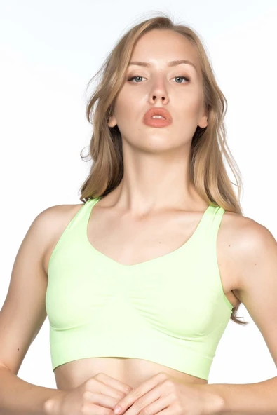 YEŞİL MI Emay 4001 Soft Sporcu Büstiyer - Resim 2