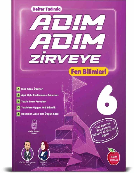 Newton Yayınları 6. Sınıf Adım Adım Fen Bilimleri Soru Bankası Yeni Maarif