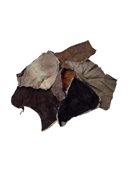 Çok Amaçlı Hakiki Deri Parça 1 Kg (Karışık) - Resim 3