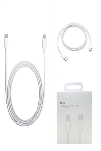 ULTRATEKNO Iphone 16 16 Pro 17 17 Pro Ipad Uyumlu 60W Type C Şarj Telefon Için Samsung S23 S22 S24 (1M) Beyaz - 7