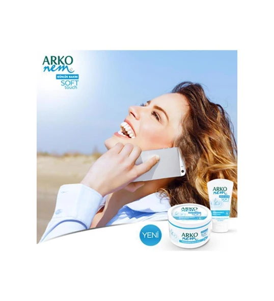 Arko Nem, Soft Touch, Nemlendirici El ve Vücut Bakım Kremi - 250 ml x 3 Adet - 6