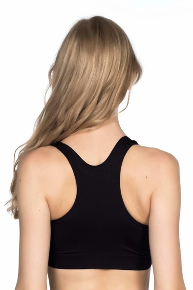 SİYAH MI Emay 4001 Soft Sporcu Büstiyer - 3