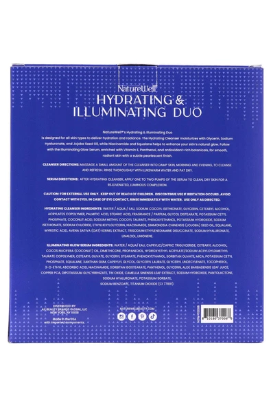 Nature Well Nemlendirici Temizleyici ve Aydınlatıcı Serum İkili Set - 2