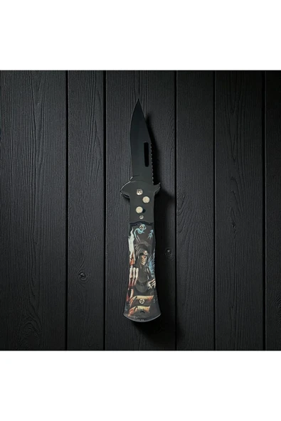 VAS.QUE Azrail Tiger Çelik Çakı - Resim 6