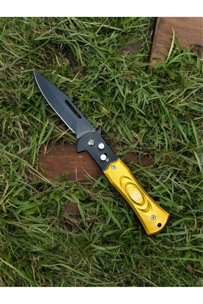 VAS.QUE Sarı Tiger Çelik Çakı - Resim 2