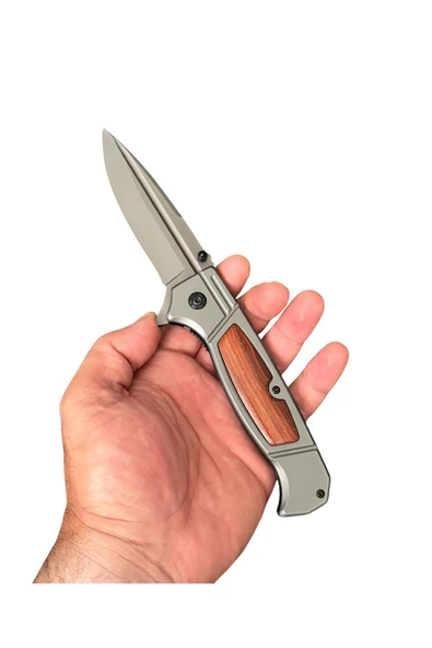 VAS.QUE Ahşap Detaylı Ultra Keskin Çelik Çakı - Resim 6