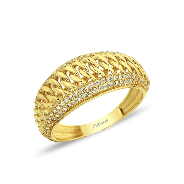 Altın Taşlı Yüzük