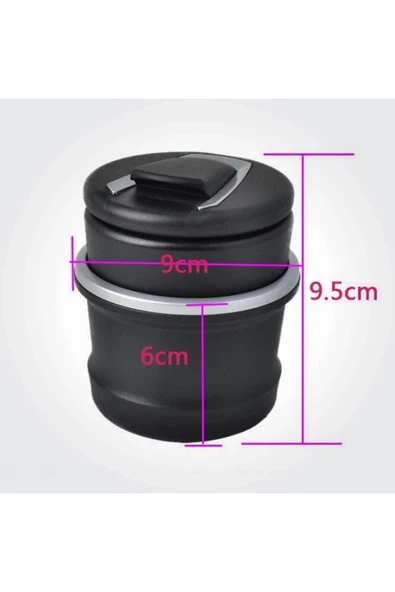 Audi Uyumlu Araç Içi Küllük Kokusuz Işıklı Kapaklı - 4