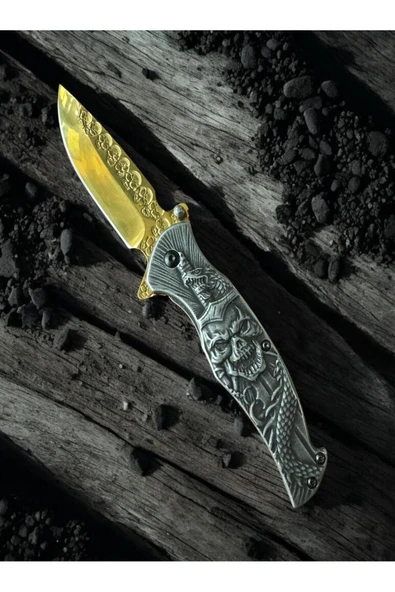 VAS.QUE Gold Kuru Kafa Çelik Çakı ürün görseli