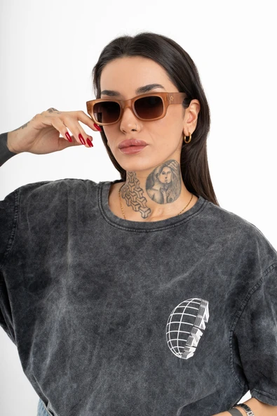 M Mazzanti Cateye Kare Yeni Sezon Unisex Güneş Gözlüğü UV400 - 4