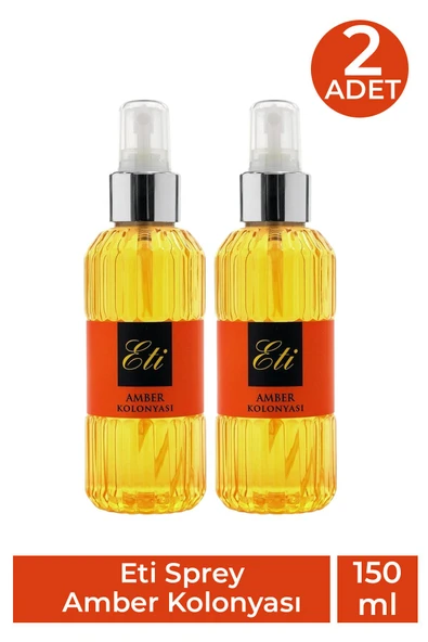 Eti Sprey Amber Kolonyası 150 ml 2 Adet ürün görseli 1
