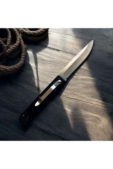 VAS.QUE Ahşap Kabze Çelik Çakı - Resim 3