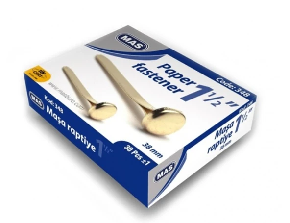 Mas Maşa Raptiye 38mm - 2 kutu ürün görseli 1