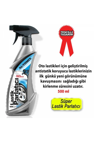 Kaliteli Süper Lastik Parlatıcı 500 Ml