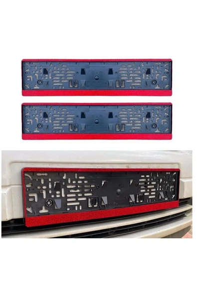 Taşlı Araba Ön Ve Arka Plakalık - 3