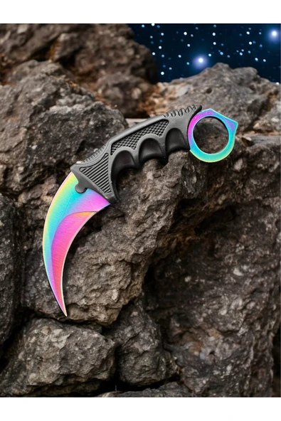 VAS.QUE Cs Go Rainbow Çelik Çakı - Resim 2