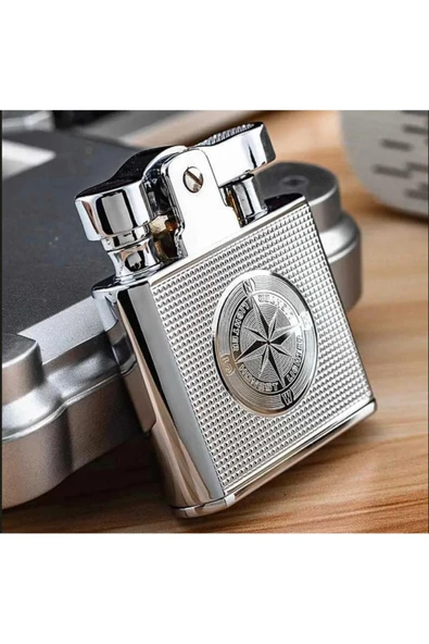 M Mazzanti Pusula Desenli Benzinli Çakmak - Resim 10