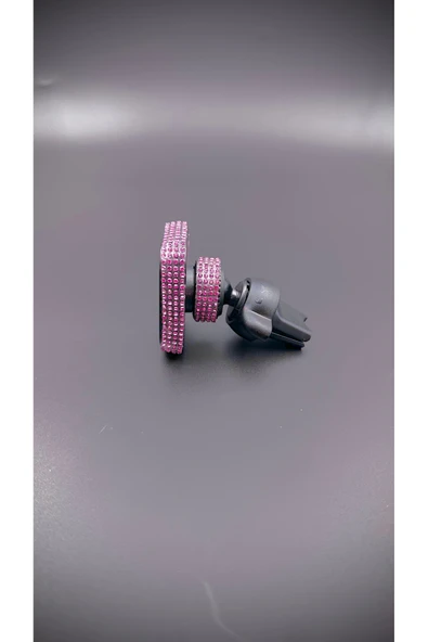 Taş Kaplamalı Mıknatıslı Araç İçi Telefon Tutucu Çift Kilit Sistemli - 3