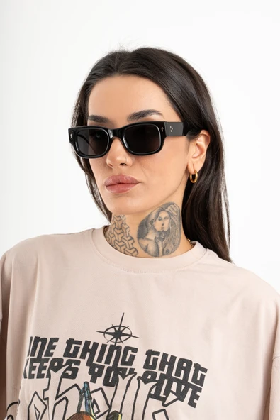 M Mazzanti Cateye Kare Yeni Sezon Unisex Güneş Gözlüğü UV400