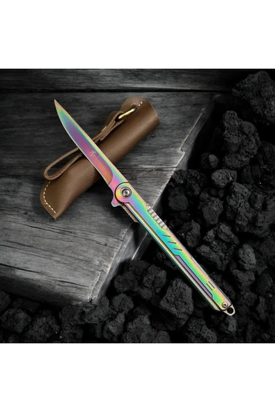 VAS.QUE M390 Rainbow Çelik Çakı - Resim 2